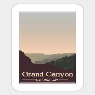 Grand Canyon Poster Sticker